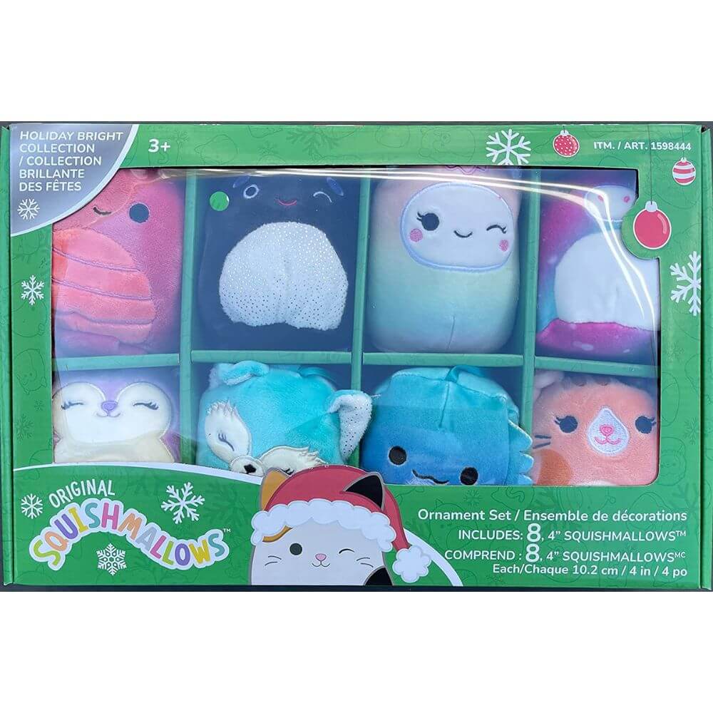 6 CUTEST Squishmallow Ornaments Set (Tree Trim in Style!)